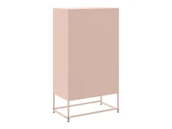 Aparador de acero rosa 68,5x38,5x123,5 cm