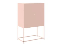 Aparador de acero rosa 68,5x38,5x107 cm
