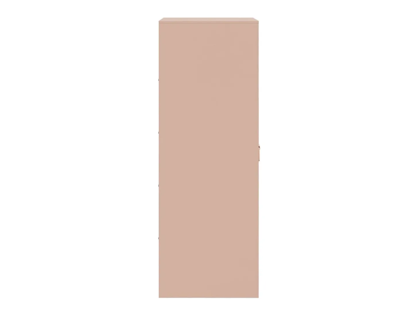 Aparador de acero rosa 34,5x39x107 cm