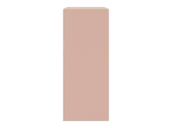 Aparador de acero rosa 67x39x95 cm