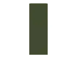 Aparador de acero verde oliva 67x39x107 cm