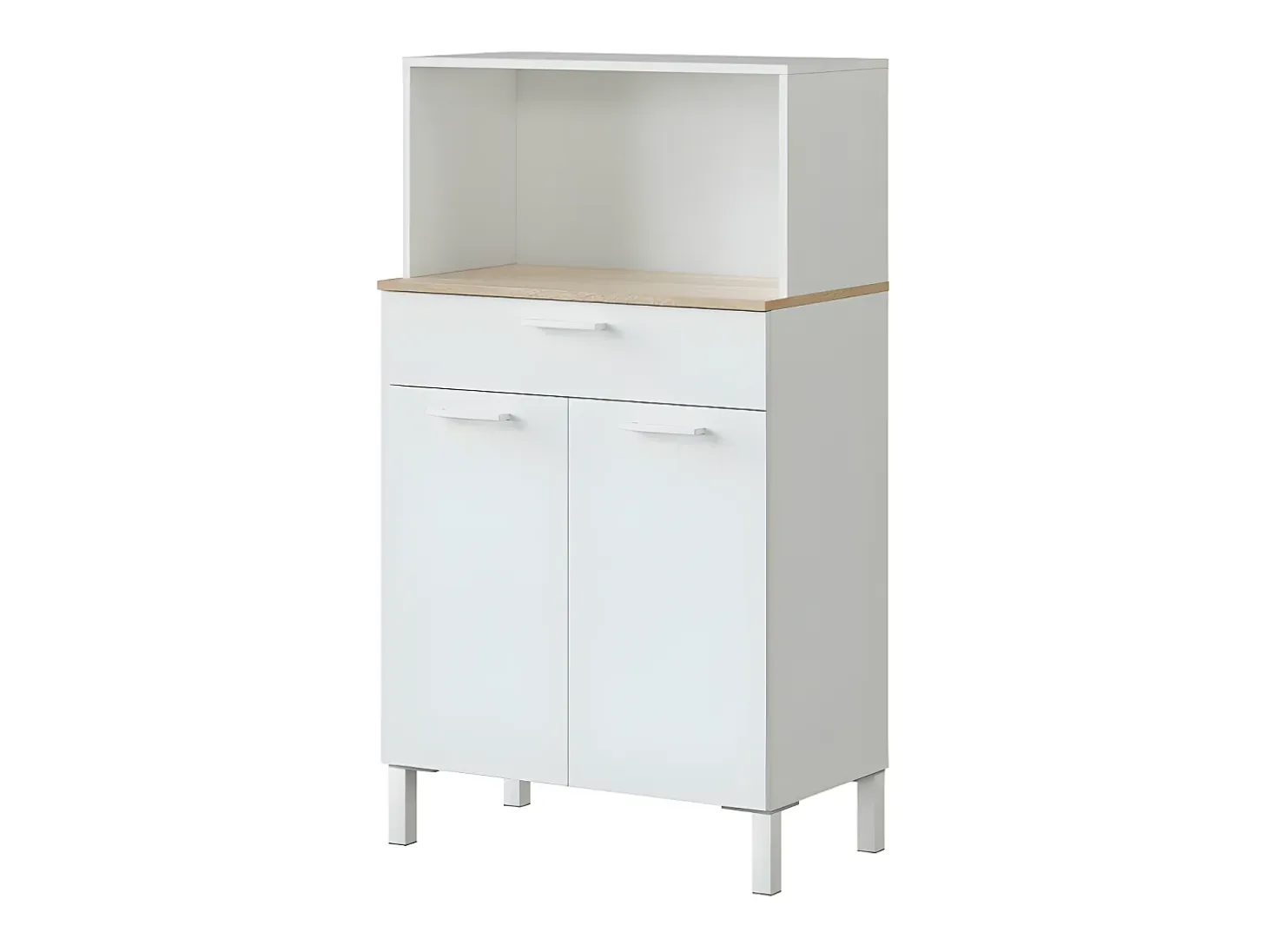 Aparador de cocina 2 puertas y 1 cajón L72 cm - Kira
