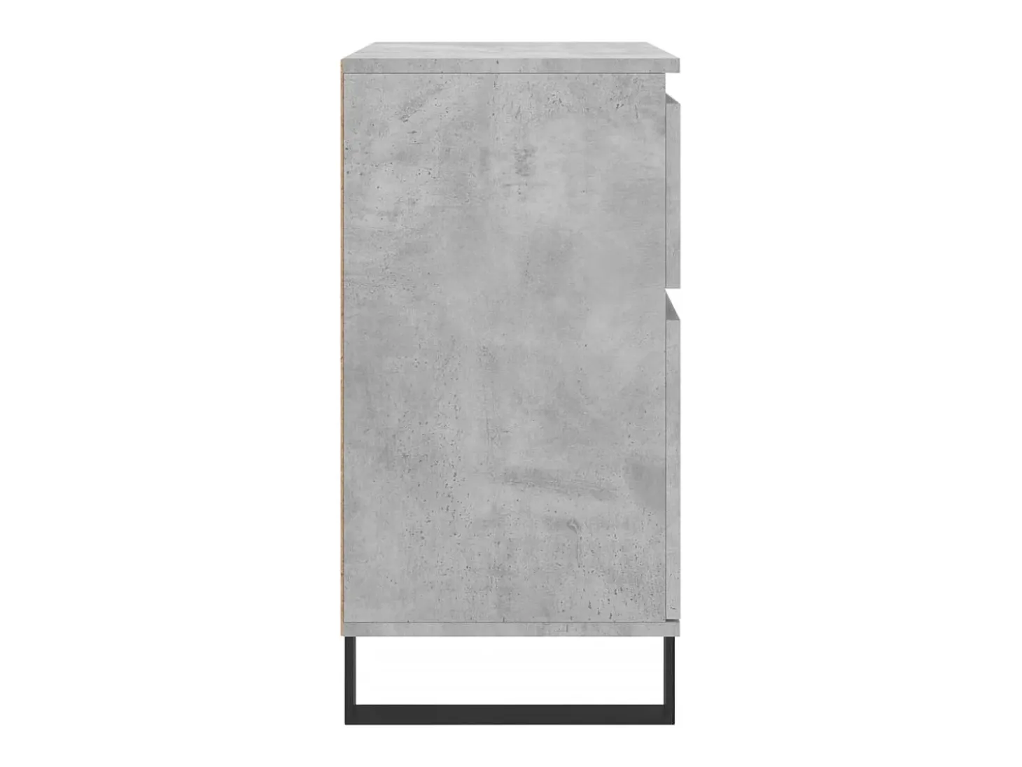 Aparador de hormigón gris 60x35x70 cm Madera de ingeniería