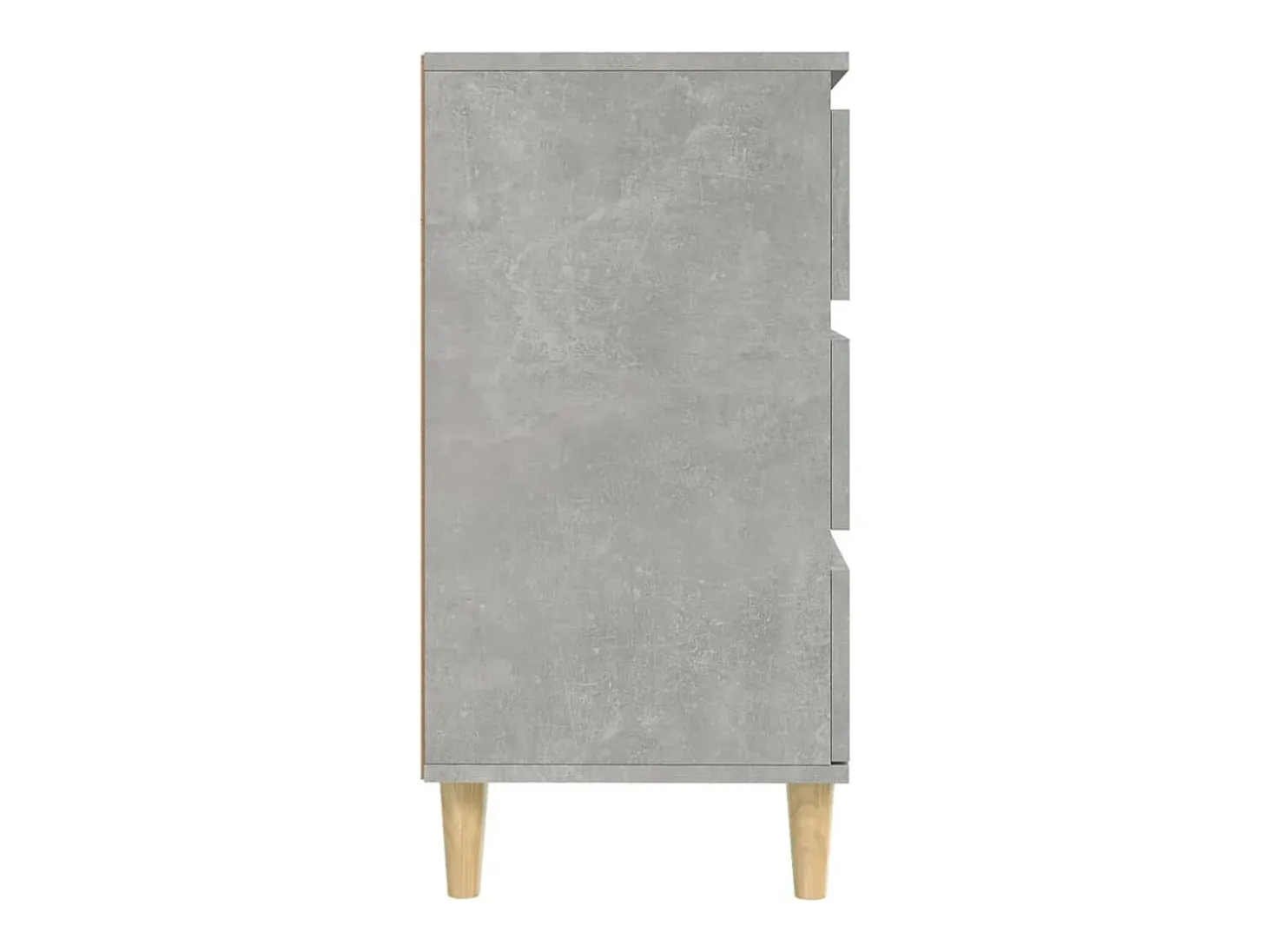 Aparador de hormigón gris 60x35x70 cm Madera de ingeniería