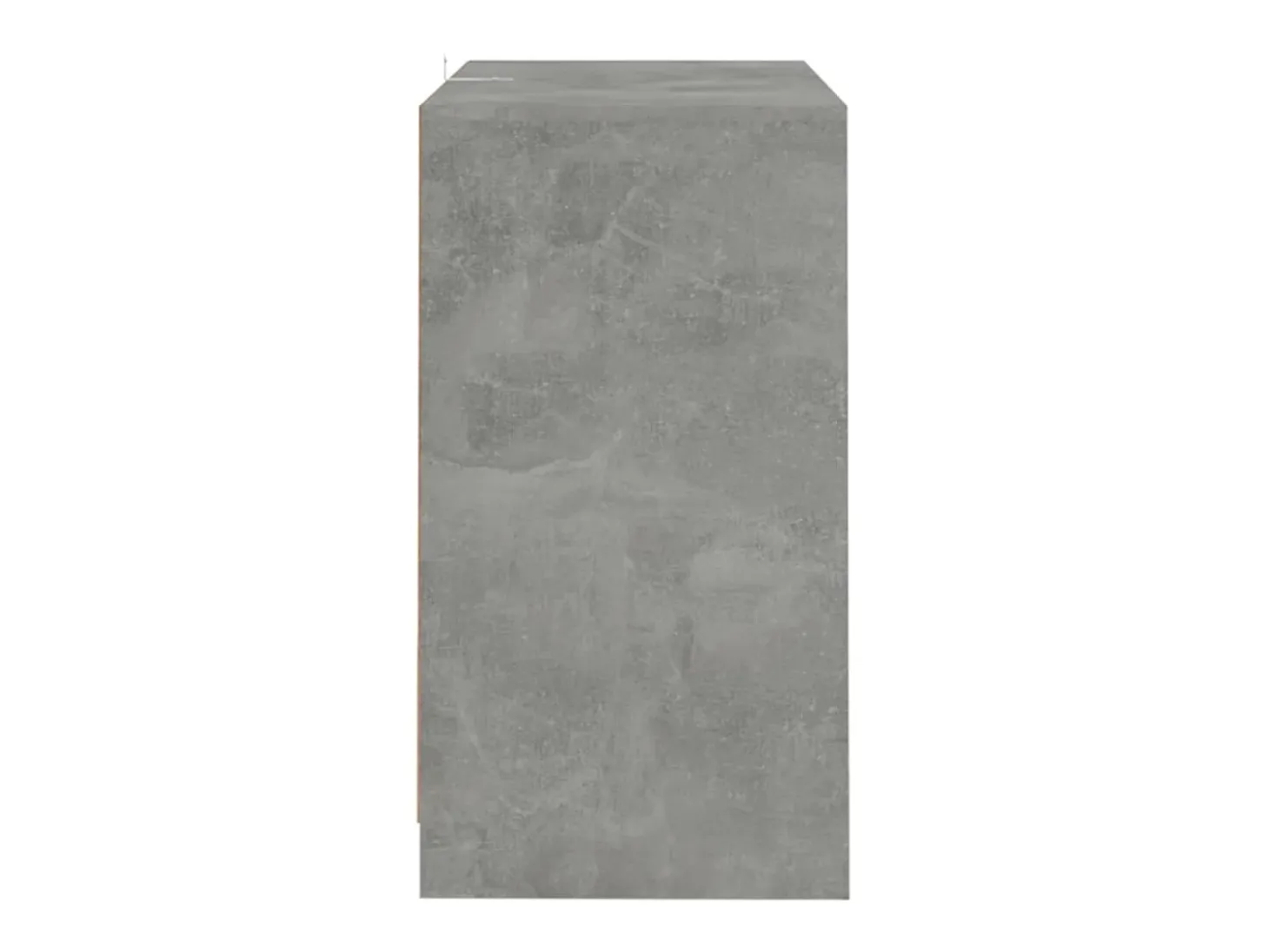 Aparador de hormigón gris 70x41x75 cm Madera de ingeniería