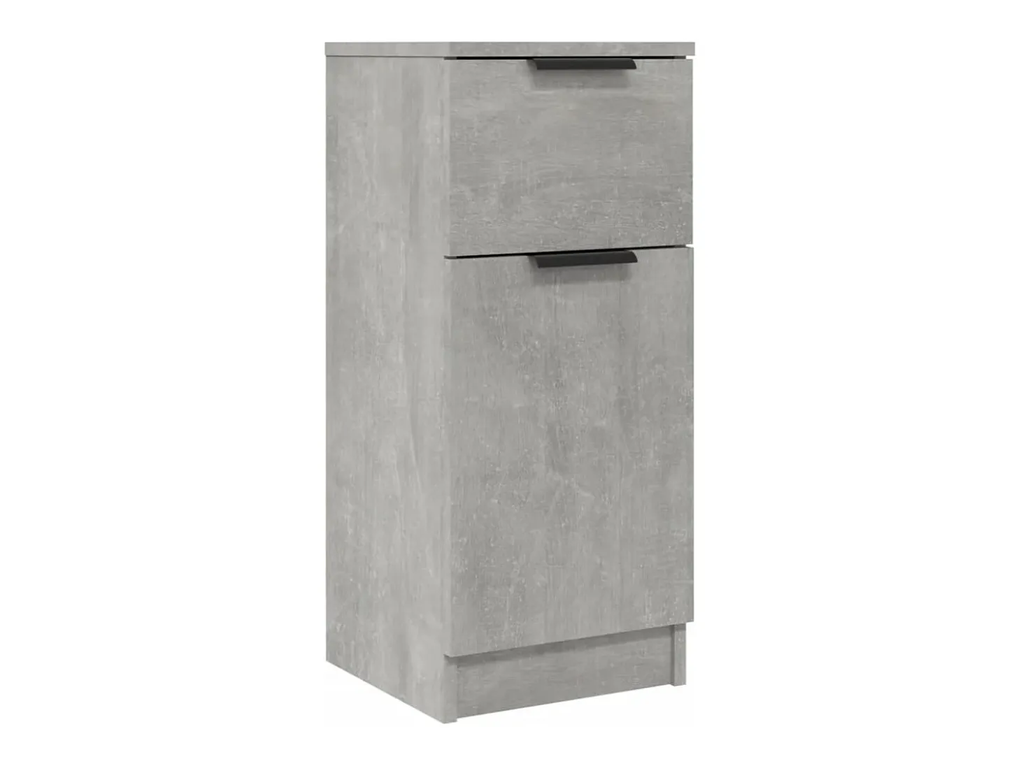 Aparador de hormigón gris 30x30x70 cm Madera de ingeniería