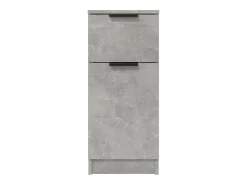 Aparador de hormigón gris 30x30x70 cm Madera de ingeniería