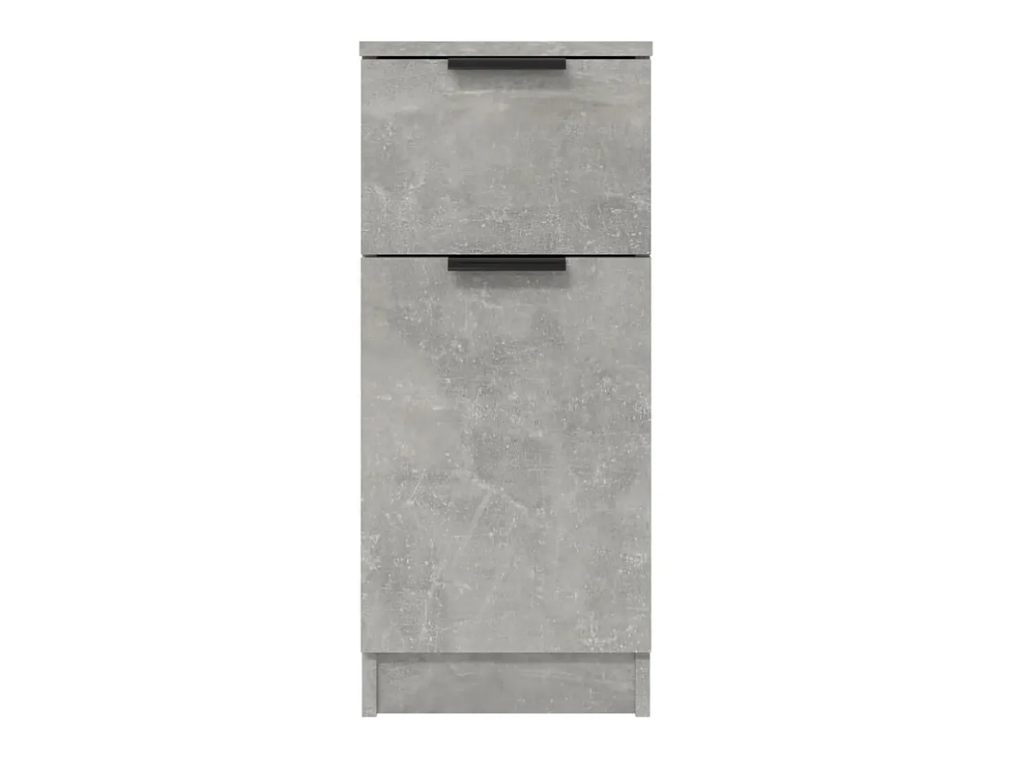 Aparador de hormigón gris 30x30x70 cm Madera de ingeniería