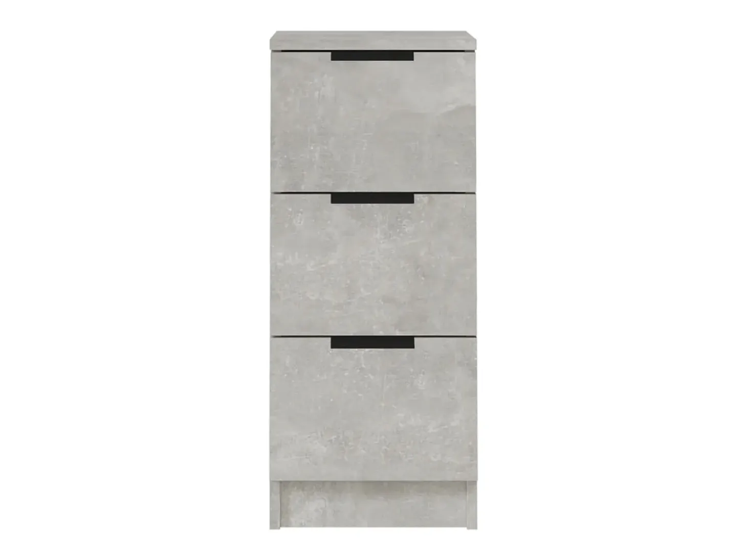 Aparador de hormigón gris 30x30x70 cm Madera de ingeniería