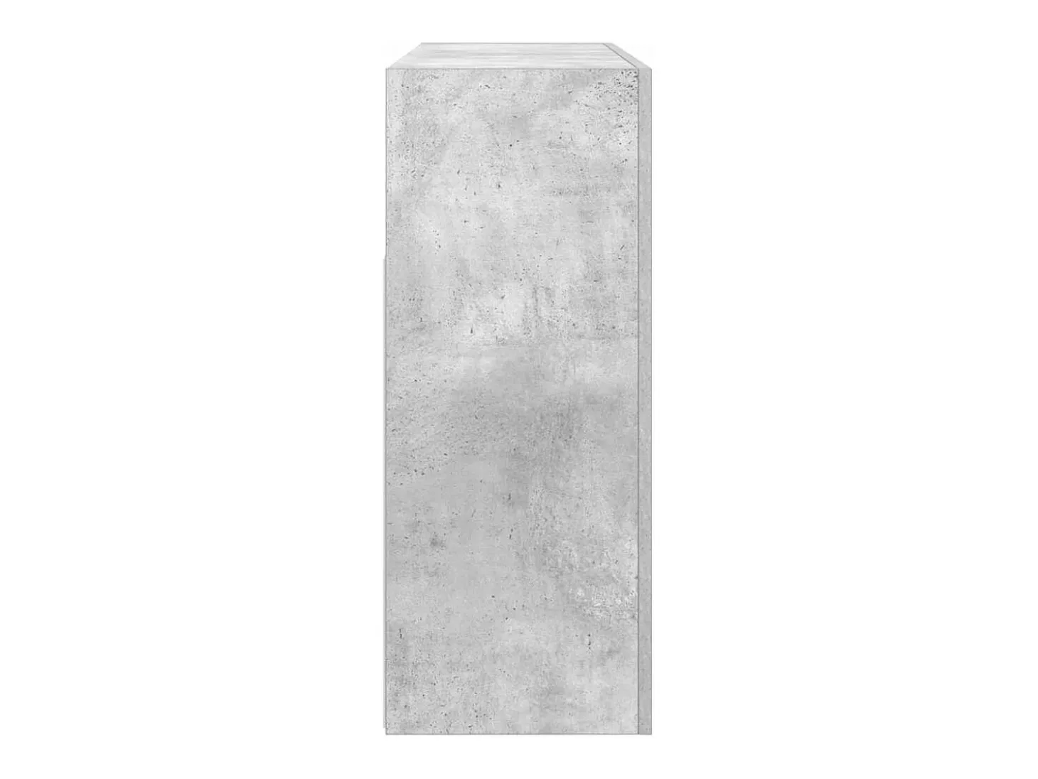 Aparador de Hormigón Gris Madera Reconstituida 116 x 30 x 75 cm Rectangular