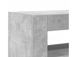 Aparador de Hormigón Gris Madera Reconstituida 116 x 30 x 75 cm Rectangular