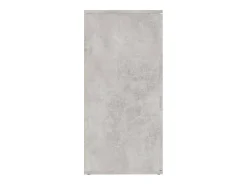 Aparador de hormigón gris 160x36x75 cm Madera de ingeniería
