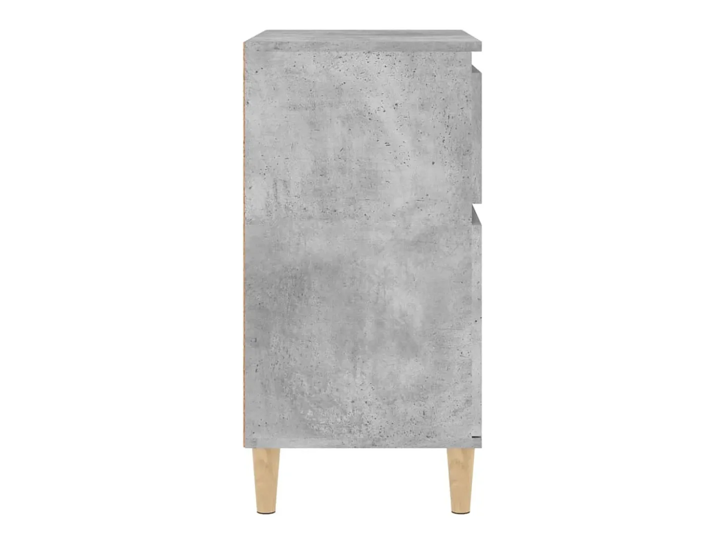 Aparador de hormigón gris 60x35x70 cm Madera de ingeniería