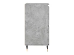 Aparador de hormigón gris 60x35x70 cm Madera de ingeniería