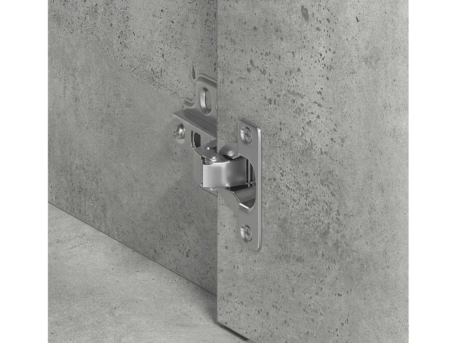 Aparador de hormigón gris 88x30x70 cm Madera de ingeniería
