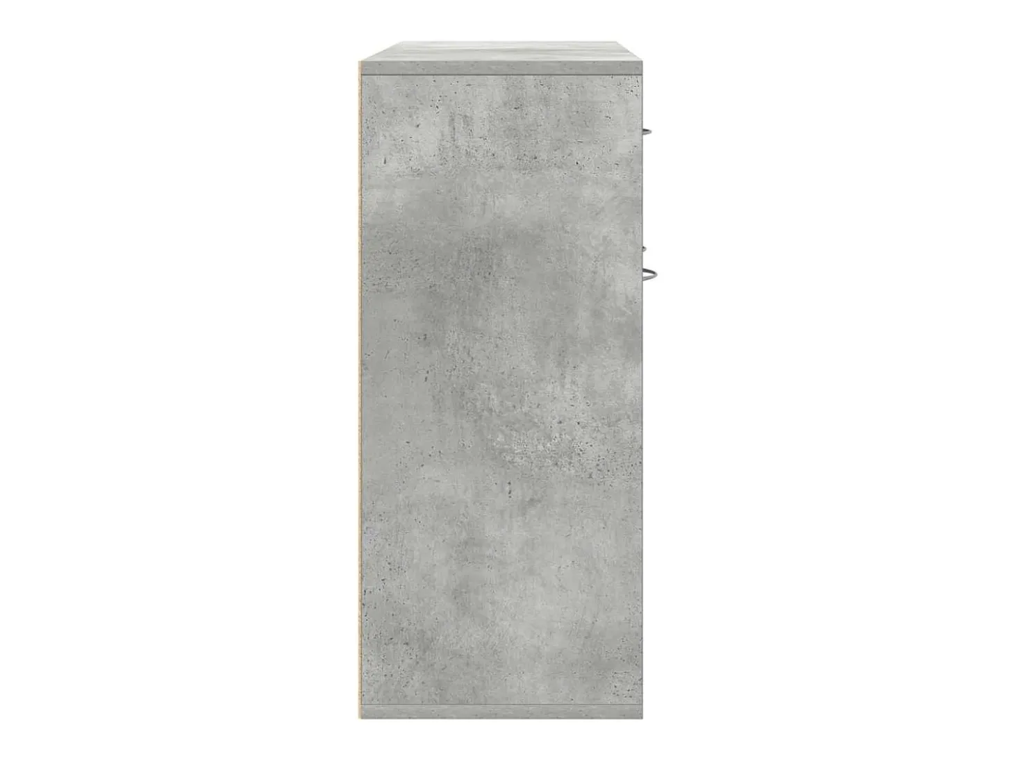Aparador de hormigón gris 88x30x70 cm Madera de ingeniería