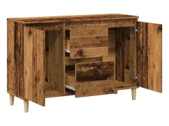 Aparador de madera antigua 102x35x70 cm madera contrachapada