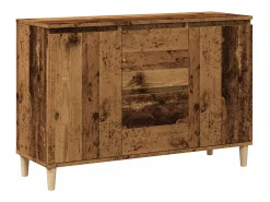 Aparador de madera antigua 102x35x70 cm madera contrachapada