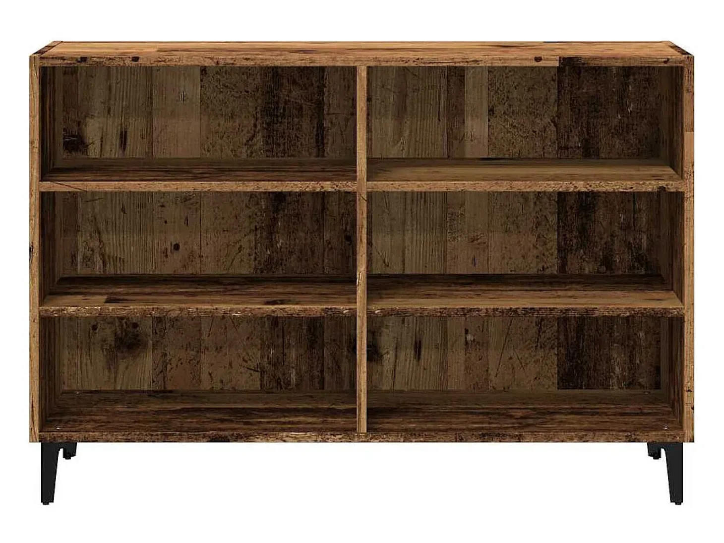 Aparador de madera antigua 103,5x35x70 cm madera contrachapada