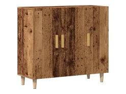 Aparador de madera antigua 90x34x80 cm madera contrachapada