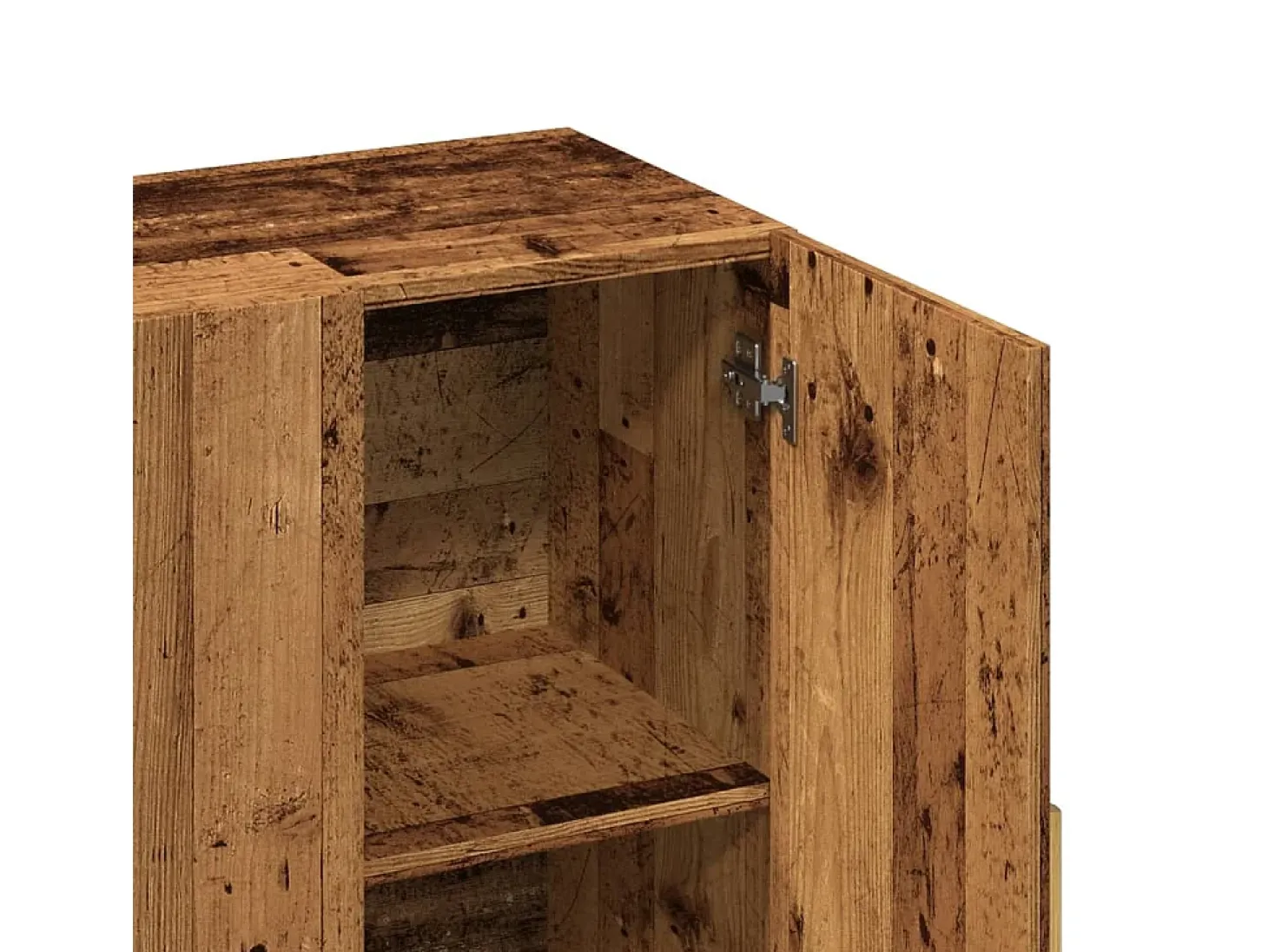 Aparador de madera antigua 90x34x80 cm madera contrachapada