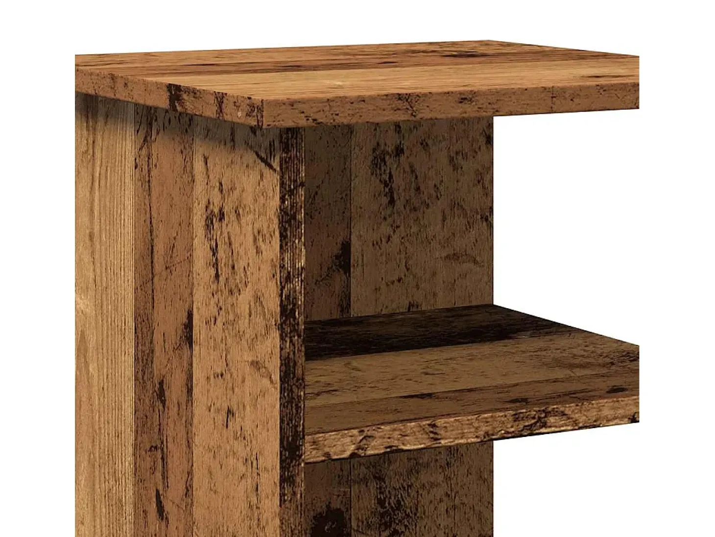 Aparador de madera antigua 35x35x55 cm madera contrachapada