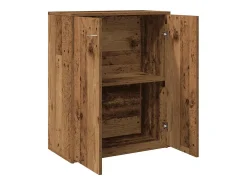 Aparador de madera antigua 60x30x75 cm madera contrachapada