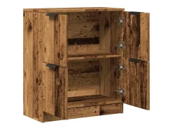 Aparador de madera antigua 60x30x70 cm madera contrachapada