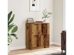 Aparador de madera antigua 60x30x70 cm madera contrachapada