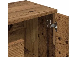 Aparador de madera antigua 90x29,5x65 cm madera contrachapada