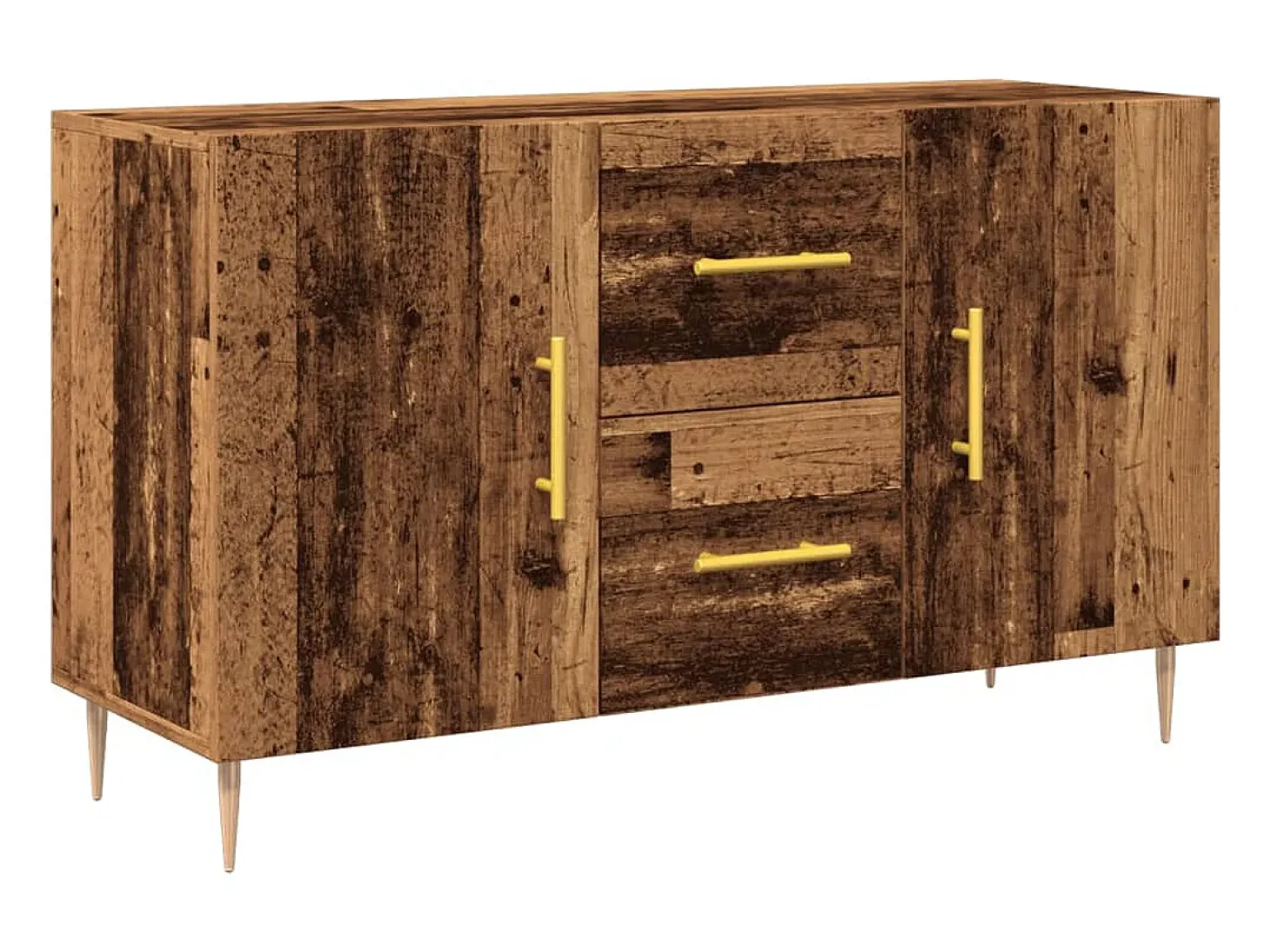 Aparador de madera antigua 100x36x60 cm madera contrachapada