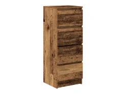 Aparador de madera antigua 37,5x35x99 cm madera contrachapada