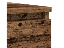 Aparador de madera antigua 37,5x35x99 cm madera contrachapada