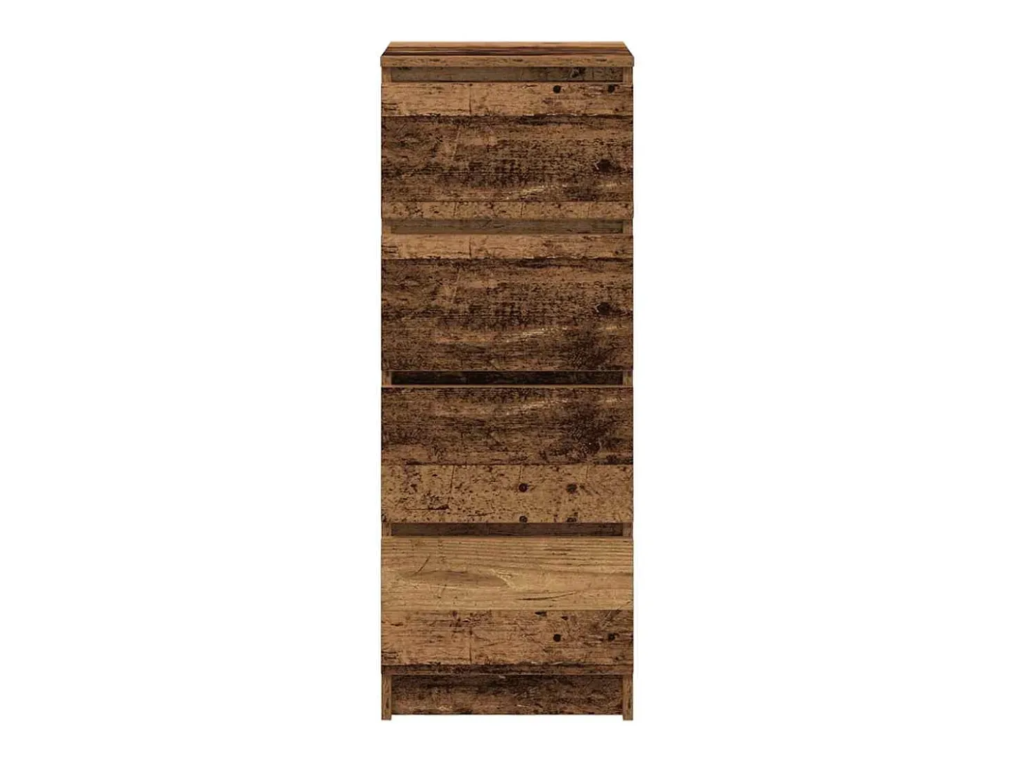 Aparador de madera antigua 37,5x35x99 cm madera contrachapada