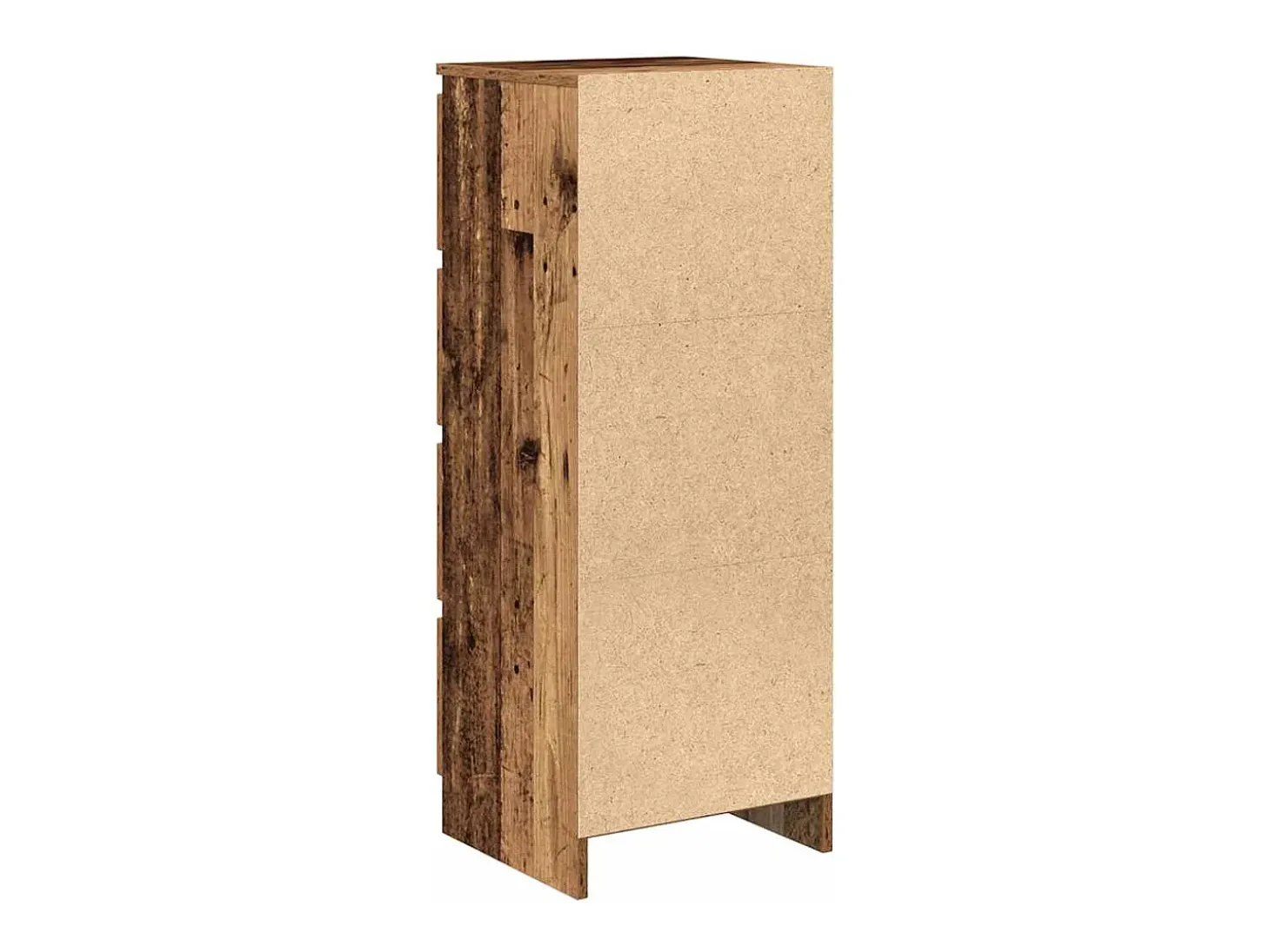 Aparador de madera antigua 37,5x35x99 cm madera contrachapada