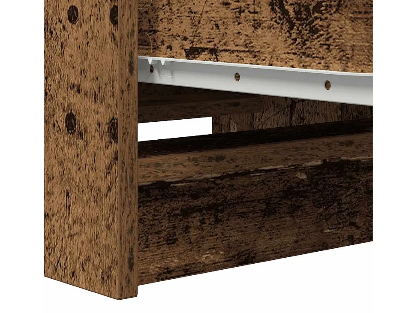 Aparador de madera antigua 37,5x35x99 cm madera contrachapada