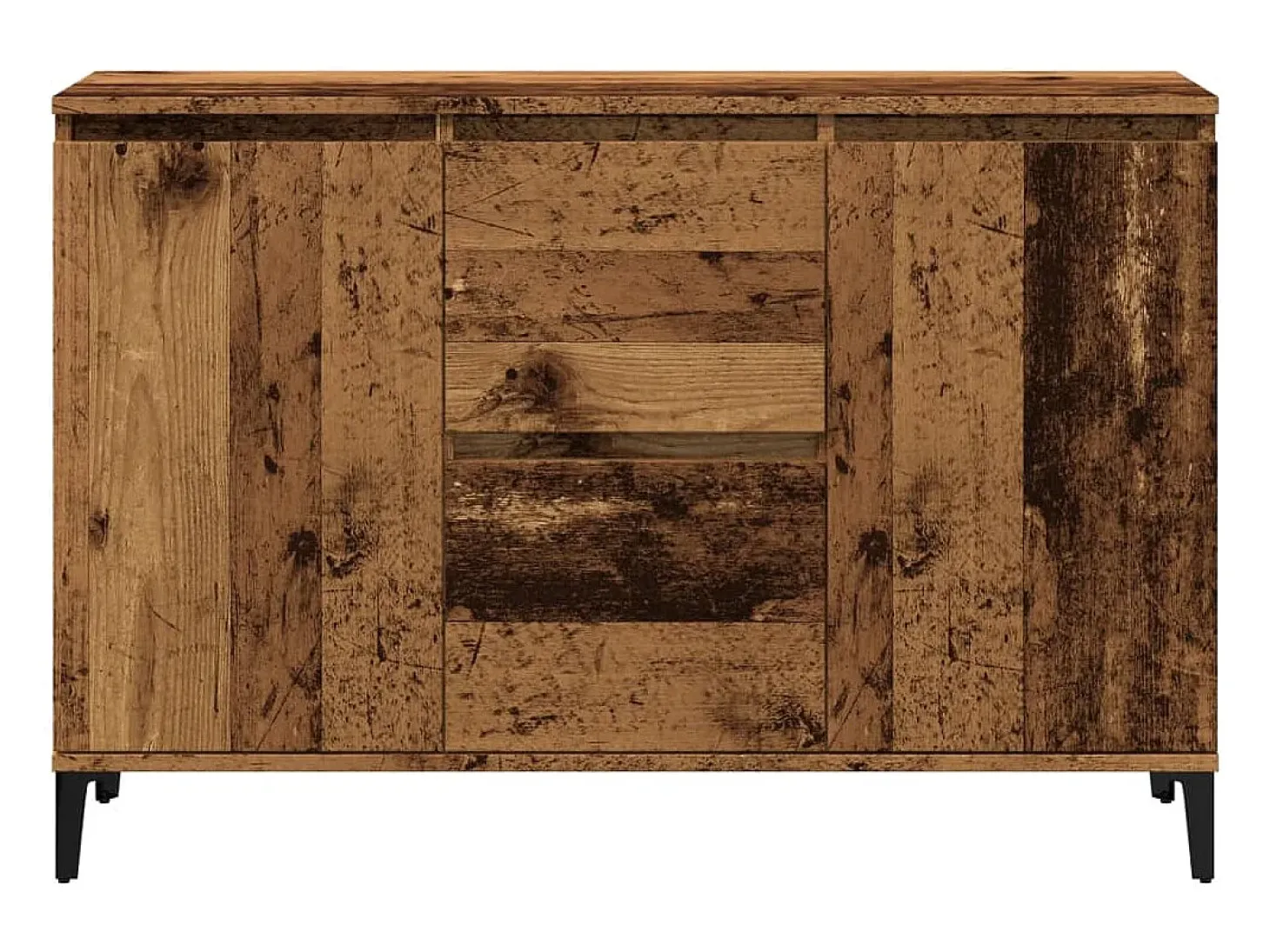 Aparador de madera antigua 102x35x70 cm madera contrachapada