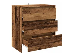 Aparador de madera antigua 70x41x75 cm madera contrachapada