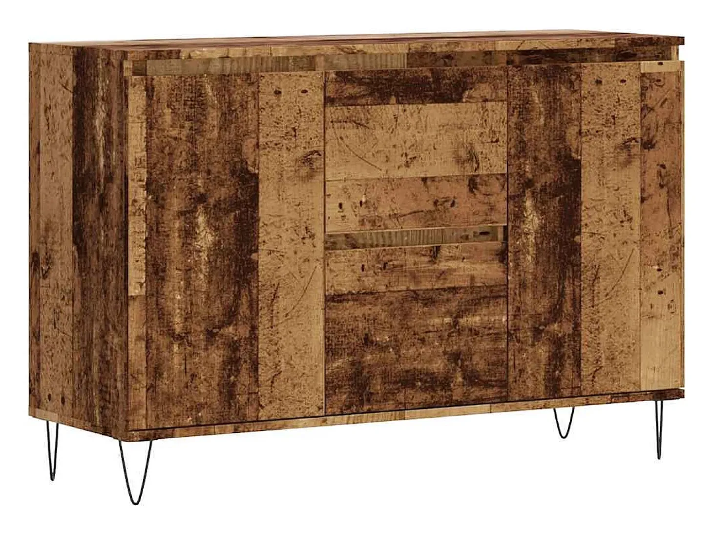 Aparador de madera antigua 104x35x70 cm madera contrachapada