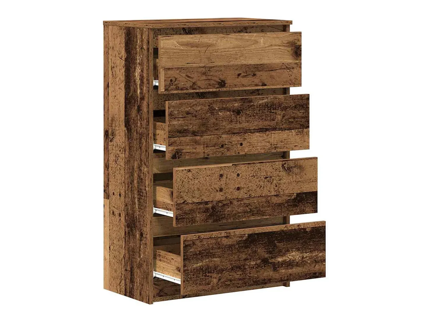 Aparador de madera antigua 60x35x98,5 cm madera contrachapada