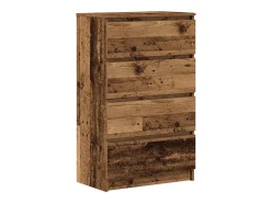 Aparador de madera antigua 60x35x98,5 cm madera contrachapada