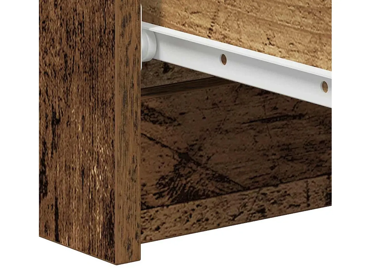 Aparador de madera antigua 60x35x98,5 cm madera contrachapada