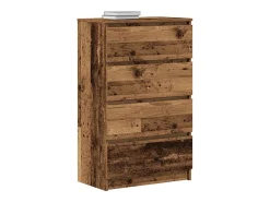 Aparador de madera antigua 60x35x98,5 cm madera contrachapada