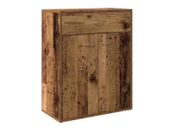 Aparador de madera antigua 60x30x75 cm madera contrachapada