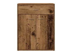 Aparador de madera antigua 60x30x75 cm madera contrachapada