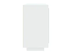 Aparador de madera contrachapada blanco 80x40x75 cm ES76414
