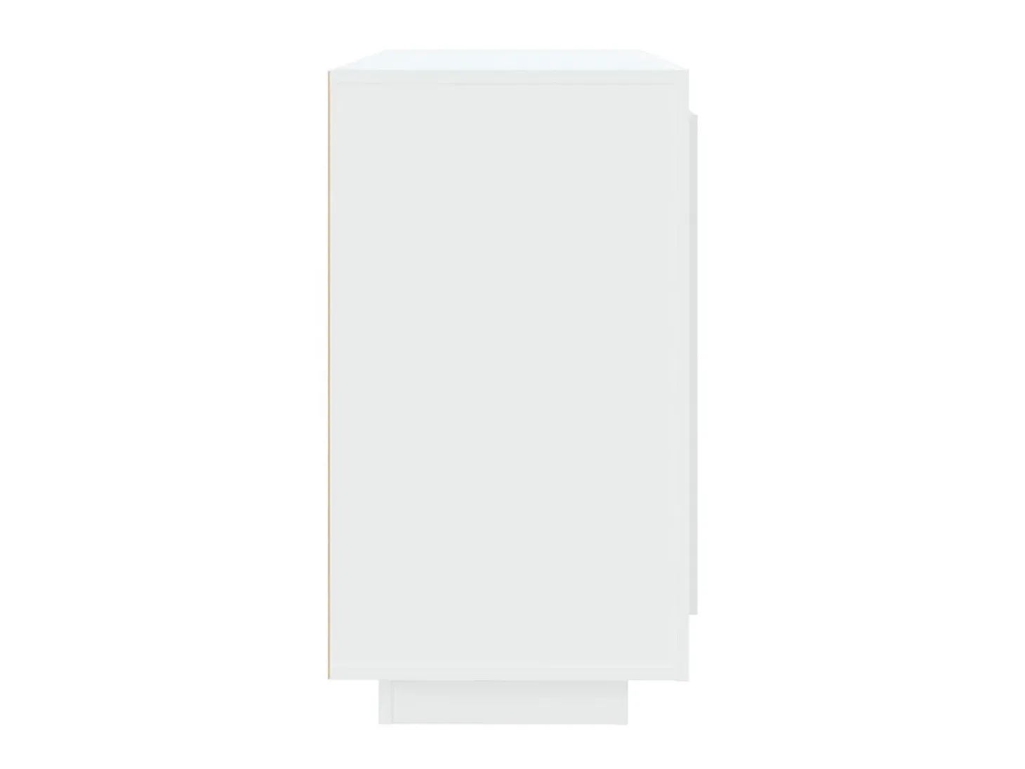 Aparador de madera contrachapada blanco 80x40x75 cm ES76414