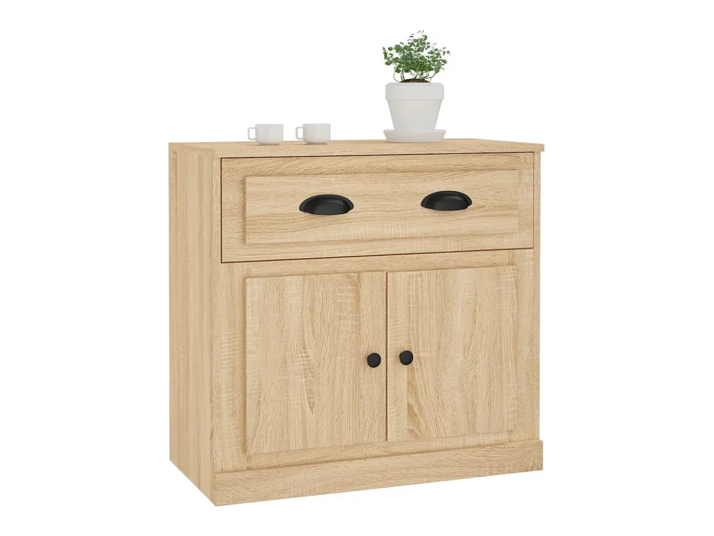Aparador de madera contrachapada roble Sonoma 70x35,5x67,5 cm
