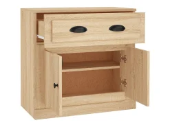 Aparador de madera contrachapada roble Sonoma 70x35,5x67,5 cm