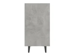 Aparador de madera contrachapada gris hormigón 103,5x35x70 cm ES16008